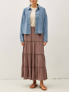 Be Cool's Knit Denim Cropped Shacket