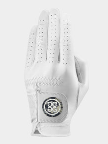  G/FORE Men's Essential Camo Patch Golf Glove in Snow/Onyx