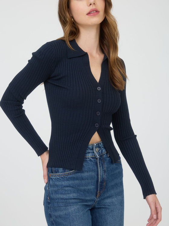 Open Front button up sweater