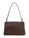 Natalia Espresso Recycled Vegan Shoulder Bag