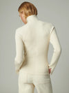 The Palmer Turtleneck in Milk