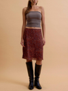 Be Cool's Paisley Print Knee Length Skirt