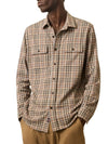 Faherty Brand Legend Sweater Shirt in dune mountain plaid