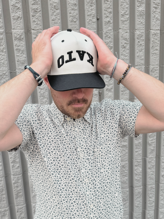 Kato Clothing The Homecoming Hat in Black-Stone