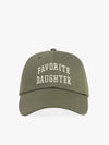 Favorite Daughter All Caps Logo Hat in moss