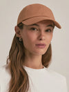 Favorite Daughter Baseball Cap w/Leather Strap & Buckle in Camel