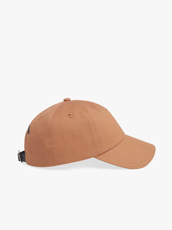 Favorite Daughter Baseball Cap w/Leather Strap & Buckle in Camel