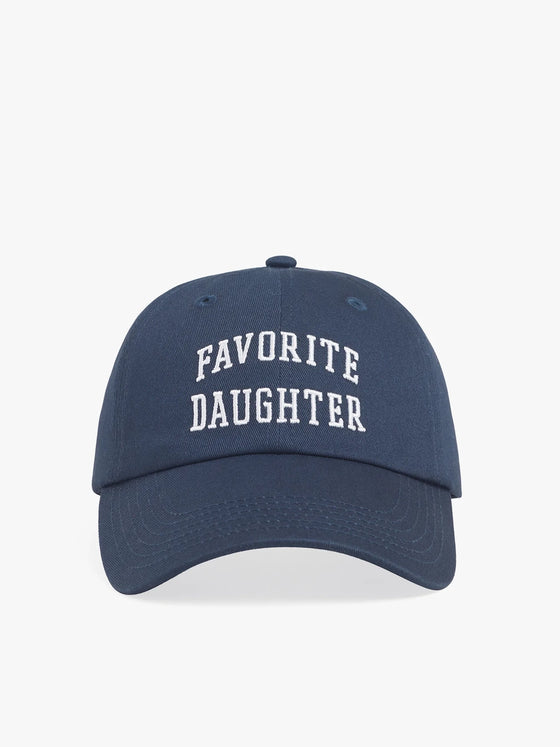 Favorite Daughter All Caps Logo Hat in navy