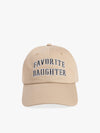 Favorite Daughter's The Collegiate Logo Baseball Cap in oatmeal