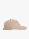 Stripe Logo Baseball Cap  in Soft Taupe Stripe