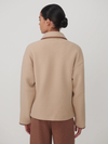 Varley's Ruiko Zip-Through Fleece in Light Taupe