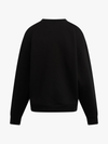 The Collegiate Sweatshirt in Black/Pale Pink