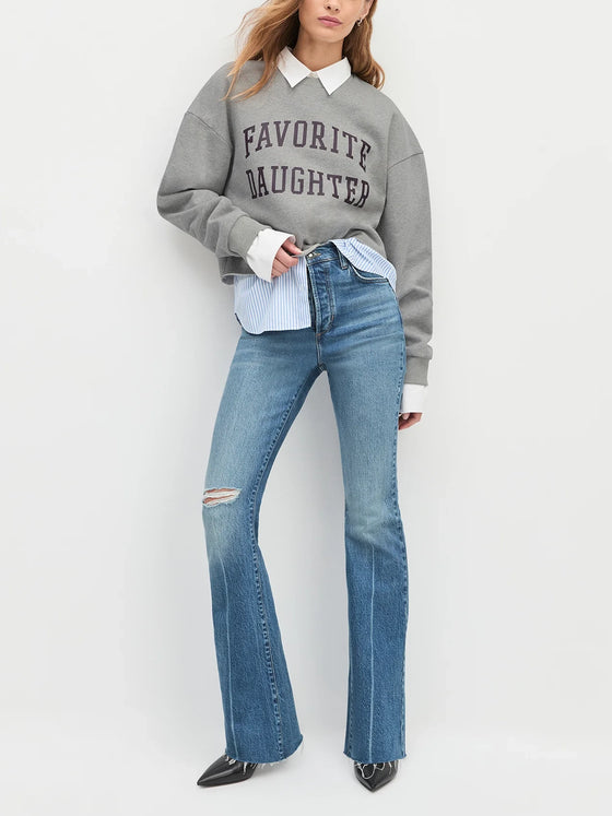 The Cropped Collegiate Sweatshirt
