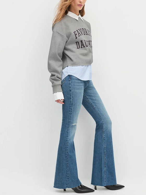 The Cropped Collegiate Sweatshirt
