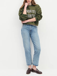 The Cropped Collegiate Sweatshirt