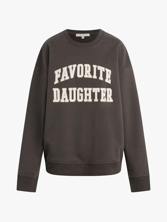Favorite Daughter The Collegiate Sweatshirt in Coffee Gardenia