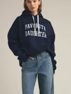 Favorite Daughter The Collegiate Hoodie in navy