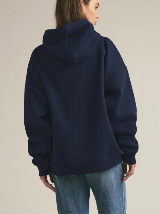 Favorite Daughter The Collegiate Hoodie in navy