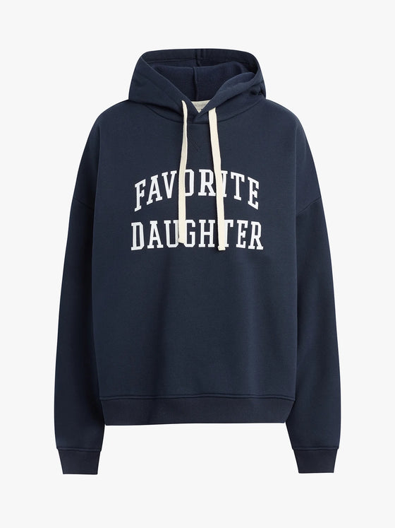 Favorite Daughter The Collegiate Hoodie in navy