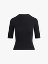 Favorite Daughter The Amelia Crewneck Top in Black