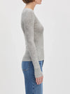 Favorite Daughter Take It Easy Long Sleeve Top in Heather Grey