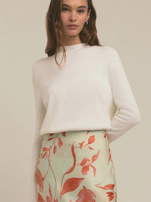  Favorite Daughter The Long Sleeve Whitney Top in Ivory