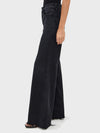 Good American Soft Tech Good Waist Palazzo Jeans in Black391