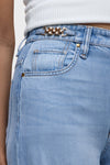 Hudson Jeans James Accent Hardware Wide Leg in One Wish