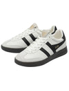 Gola Cyclone Leather Sneaker in White/Black/Gum