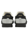 Gola Cyclone Leather Sneaker in White/Black/Gum