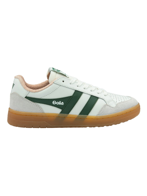 Gola Eagle '86 Sneakers in White/Evergreen/Rose/Gum