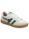 Gola Eagle '86 Sneakers in White/Evergreen/Rose/Gum