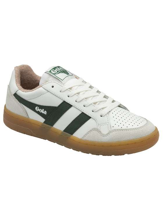 Gola Eagle '86 Sneakers in White/Evergreen/Rose/Gum