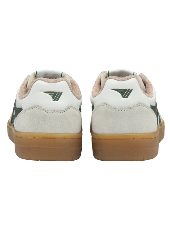 Gola Eagle '86 Sneakers in White/Evergreen/Rose/Gum
