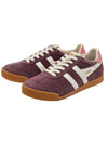 Gola Elan Sneaker in Windsor Wine/Off White/Coral Pink