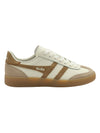 Gola Viper Leather Sneaker in Off White/Bone/Light