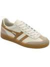 Gola Viper Leather Sneaker in Off White/Bone/Light