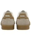 Gola Viper Leather Sneaker in Off White/Bone/Light