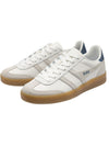 Gola Viper Leather Sneaker in White/White/Moonlight/Gum