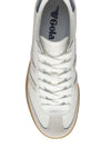 Gola Viper Leather Sneaker in White/White/Moonlight/Gum