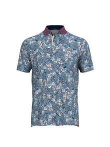  Greyson Desert Floral Polo in Bonneville