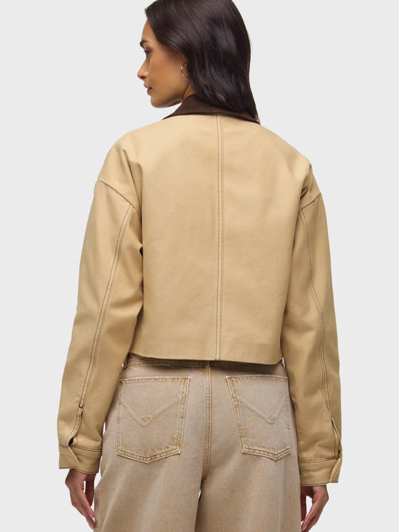 Hudson Jeans Chore Jacket in Blank Canvas
