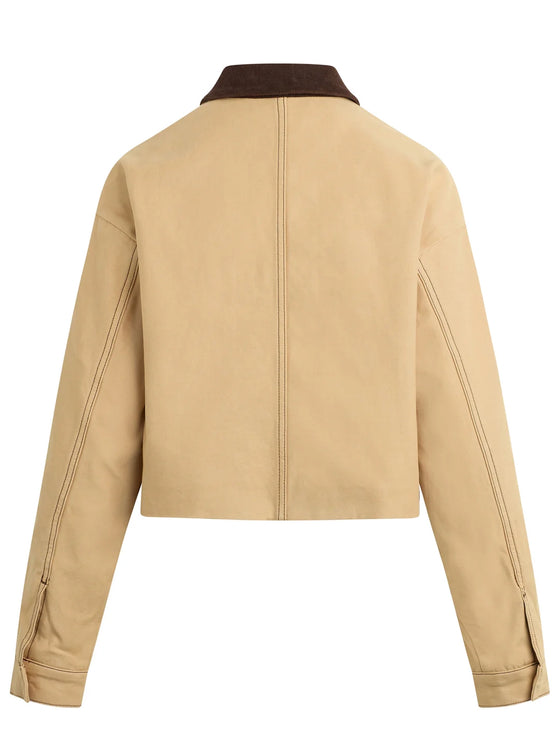 Hudson Jeans Chore Jacket in Blank Canvas