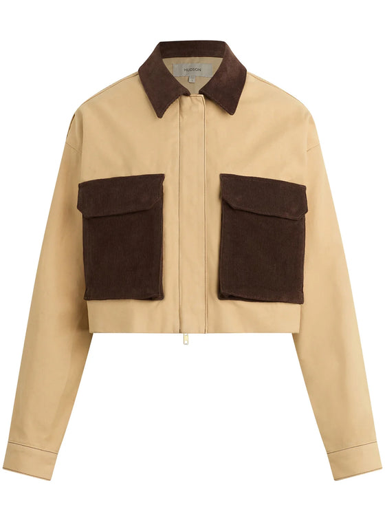 Hudson Jeans Chore Jacket in Blank Canvas