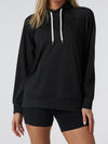 Vuori Halo Oversized Hoodie Black Heather