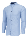 Greyson Icon Woodward Shirt in Wolf Blue/Arctic