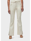 Hudson Barbara High-Rise Bootcut Trouser in Creme