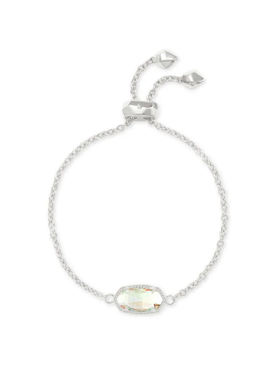 Elaina Bracelet Rhodium Dichroic Kendra Scott