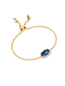  Elaina Bracelet Gold in Navy Abalone