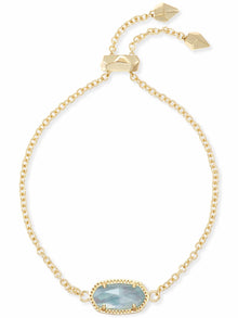  Elaina Gold Bracelet in Light Blue Illusion Kendra Scott